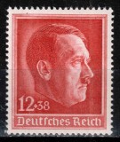 Germania Reich 1938, Mi #664, ziua de nastere a lui Adolf Hitler, 49 de ani, MNH! Cota 13 &euro;!