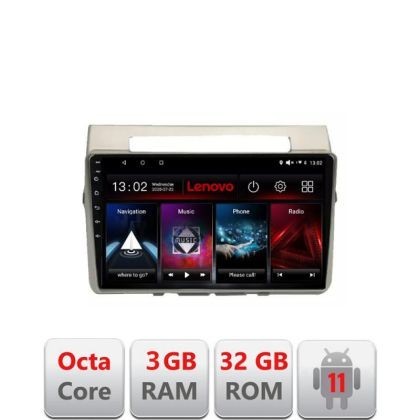 Navigatie Toyota Verso intre anii 2004-2009 Octa Core cu Android Radio Bluetooth Internet GPS WIFI DSP 3+32 GB LENOVO LITE CarStore Technology