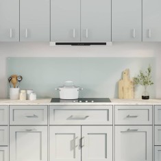 vidaXL Spate de bucătărie 2 pcs Alb 90 x 50 cm sticlă securizată 3415420