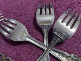 Lot Vechi Tacamuri colectie,10 furculite,STAINLESS STEEL-GERMAN MODEL,Stantate