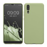 Husa kwmobile pentru Huawei P20, Silicon, Verde, 44212.172, Carcasa