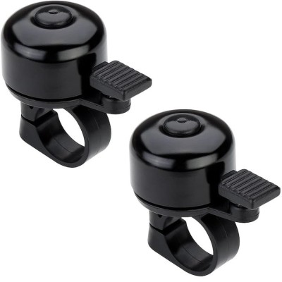 Set 2x Mini sonerie pentru bicicleta din aluminiu,diametru 34 mm - Negru foto