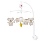 Carusel muzical mobil - Koala si prietenii PlayLearn Toys, Fehn