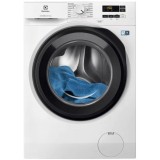 Masina de spalat rufe Electrolux EW6F1492E, 9 kg, 1400 rpm, Clasa A, Motor Inverter, Display LED, SensiCare, TimeManager, Alb