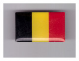 Insigna steag Belgia - Editions Atlas, cu pin