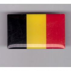 Insigna steag Belgia - Editions Atlas, cu pin