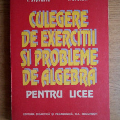 I. Stamate - Culegere de exerciții și probleme de algebră pentru licee