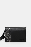 Desigual poșetă GOODALL DORTMUND FLAP culoarea negru, 25SAXP84