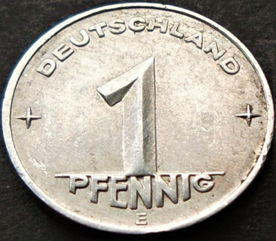 Moneda 1 PFENNIG RDG - GERMANIA DEMOCRATA, anul 1953 *cod 1104 E = MULDENH&amp;Uuml;TTEN foto