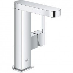 Baterie lavoar Grohe Plus 23872003, 1/2&#039;&#039;, marimea M, monocomanda, cartus ceramic, pipa pivotanta, aerator, limitator, set evacuare push-ope