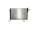 Radiator apa Hyundai Tucson, 2004-2010, Kia Sportage, 2005-2010 Motor 2.0 Crdi, Aluminiu/Plastic Brazat, 640x448x16, SRL, OE: 253102e550,