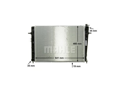 Radiator apa Hyundai Tucson, 2004-2010, Kia Sportage, 2005-2010 Motor 2.0 Crdi, Aluminiu/Plastic Brazat, 640x448x16, SRL, OE: 253102e550, foto