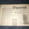 ZIARUL SPORTUL 11 MARTIE 1985