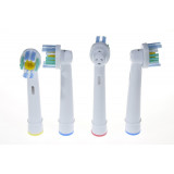 Rezerve periuță de dinți electrică Pebadent 3D White, compatibil cu Oral-B, 4 buc