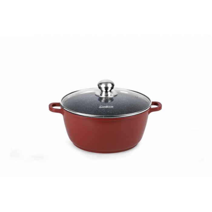 Cratita din aluminiu Heinner Calabria, 2.5 l, 20 x 9 cm, interior ceramic