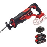 Einhell TE-AP 18/26 Li PXC + Twinpack CB + 4514095 - Fierastrau sabie 26 mm + Set 2 acumulatori si incarcator Li-Ion 18 V 2.5 Ah