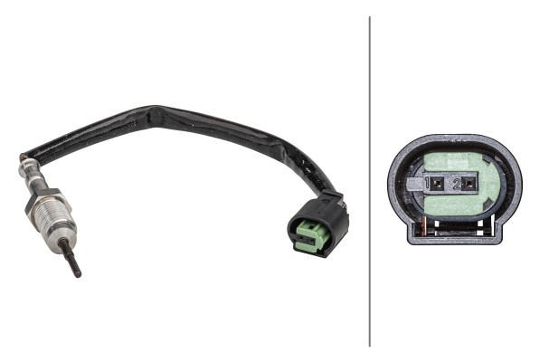 HELLA 6PT 358 181-271 Senzor, temperatura gaze evacuare