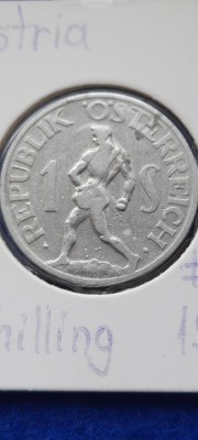 AUSTRIA 1 SCHILLING 1947 foto