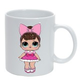 Cana alba personalizata LOL,123, INOVATIX&reg;. 330ml