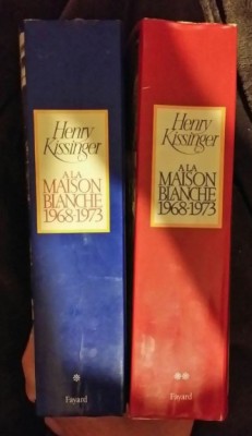 Henry Kissinger - A la maison blanche 1968-1973 (2 volume) foto