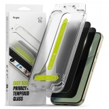 Folie de protectie Ecran Privacy Ringke Easy Slide pentru Google Pixel 11 Pro / 10 Pro / 9 Pro, Sticla Securizata, Full Glue, Set 2 bucati