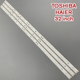 Set barete led tv Toshiba, HAIER, 32 inch, LED315D10-07 B 30331510219, 3x10 led, Oem