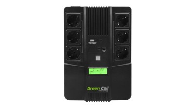 Green Cell UPS Green Cell UPS Uninterruptible Power Supply AiO 800VA Afișaj LCD foto