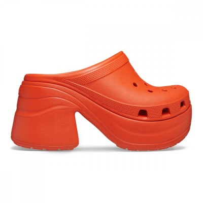 Saboti Crocs Classic Siren Clog Rosu - Lava foto