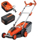 Redback ADVANCEDE137C - Masina de tuns iarba cu 1 acumulator Li-Ion 40 V 4 Ah 37 cm 40 l