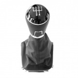 Cumpara ieftin Manson Nuca Schimbator VW Polo 6R 2009-2017, 5 Viteze, Piele Ecologica, Negru/Crom, Cutie Manuala