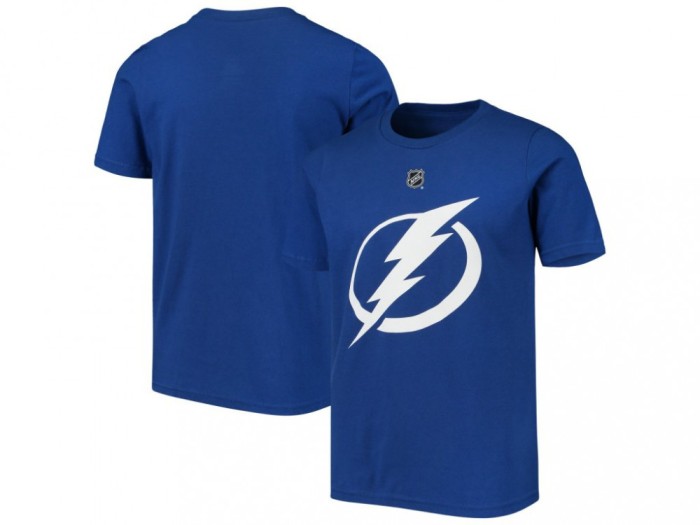 Tampa Bay Lightning tricou de copii Tampa Bay Lightning Primary Logo Tee - Dětsk&eacute; M (9 - 11 let)