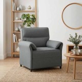 vidaXL Canapea 100% poliester, cadru din metal, MDF, placaj 42033870