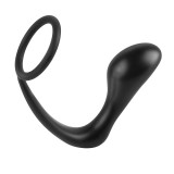 Cumpara ieftin Inel Penis Si Dop Anal Ass Gasm Cockring, Negru