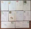Transnistria - lot de 10 plicuri efectiv circulate după 1990 cu timbre proprii