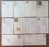 Transnistria - lot de 10 plicuri efectiv circulate după 1990 cu timbre proprii