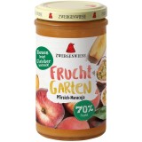 Gem Bio Zwergenwiese Piersici si Maracuja indulcit cu Agave, Fara Gluten, Vegan, Fara Zahar Adaugat