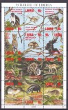 Liberia 1993 fauna MI 1564-1575 klb MNH