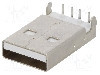 Conector USB A, pentru PCB, KEYSTONE - 932