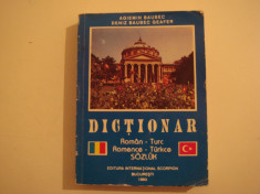 Dictionar roman-turc - Agiemin Baubec/ Deniz Baubec Geafer 1993 foto