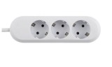 PRELUNGITOR Bachmann, Schuko x 3, conectare prin Schuko (T), cablu 3 m, fara protectie, alb, &quot;387.271R&quot; (timbru verde 0.18 lei)