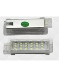 Lampi LED Portiere si Interior BMW F01, F20, F30 Lumina Alba, Xenon Bright
