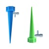 Set 10 Picuratoare cu Valva, Plastic, Albastru/Verde, Irigare Gradina, OEM