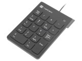 Tastatură numerică USB A neagră cu cablu NATEC PnP