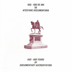 Romania, LP 1813c/2008, Iasi-600 ani de atestare documentara, carton filatelic