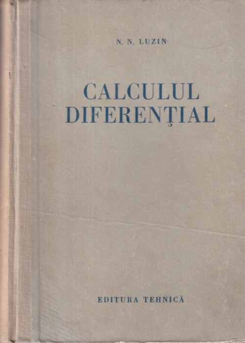 N. N. Luzin - Calculul Diferential