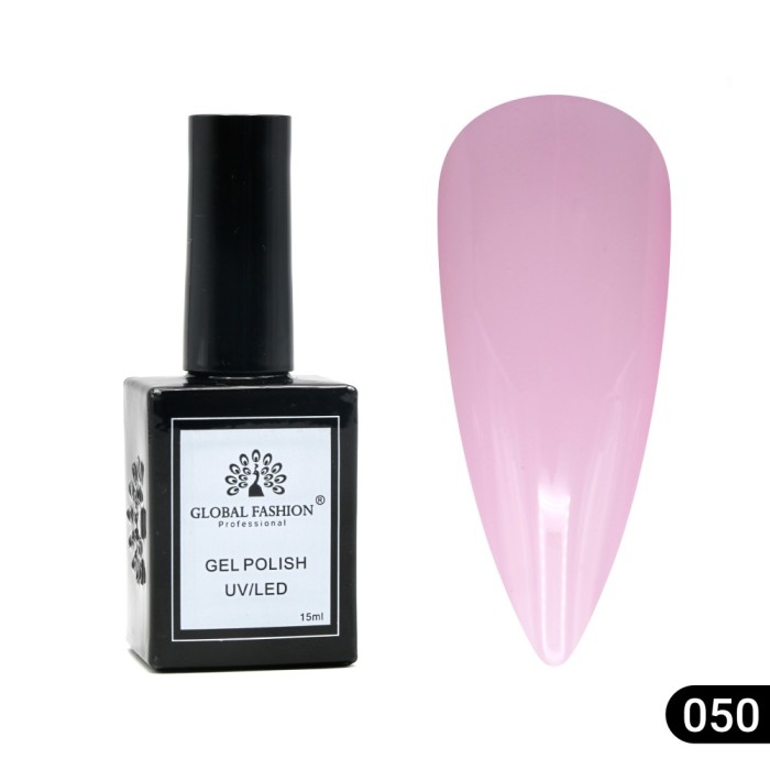 Oja semipermanentă Global Fashion, Gel polish&nbsp;Elite Glow 15&nbsp;ml,&nbsp;50