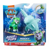 Cumpara ieftin Figurina Paw Patrol, Aqua Pups, Rocky si Sawfish, 20139322