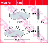 Cumpara ieftin Set placute frana fata-spate TRW MCB771SRM - Piaggio Beverly - Medley - MP3 - X7 - X8 - X9 Evo - X Evo - X10 Executive 125-250-30-350-400-500cc