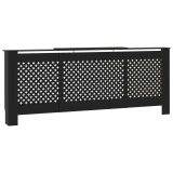 Masca pentru calorifer, negru, 205 cm, MDF