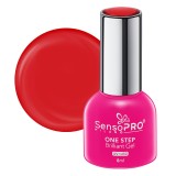 Cumpara ieftin Oja Semipermanenta One Step Brilliant Gel SensoPRO Milano 8ml, Scarlet Red #04